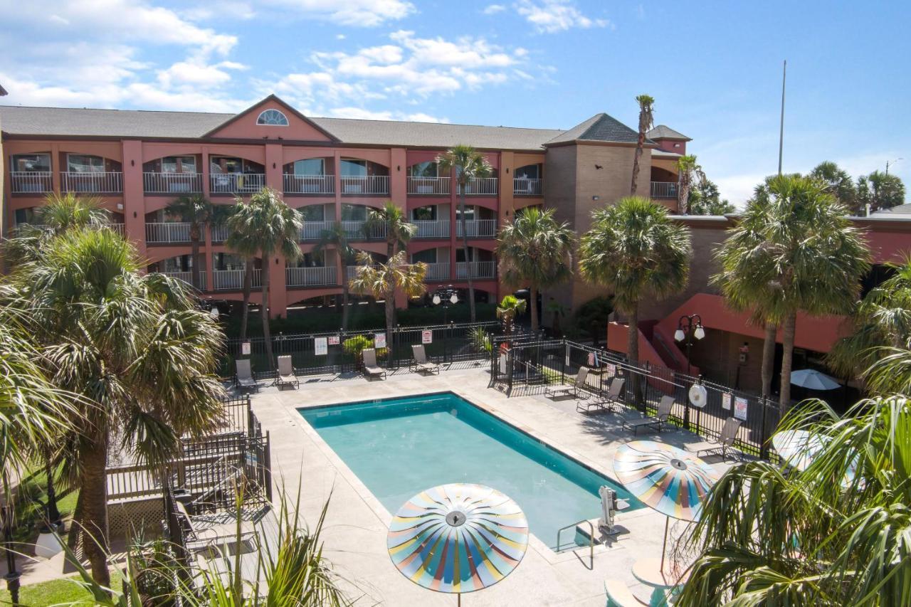 Beachfront Palms Hotel Galveston Bagian luar foto