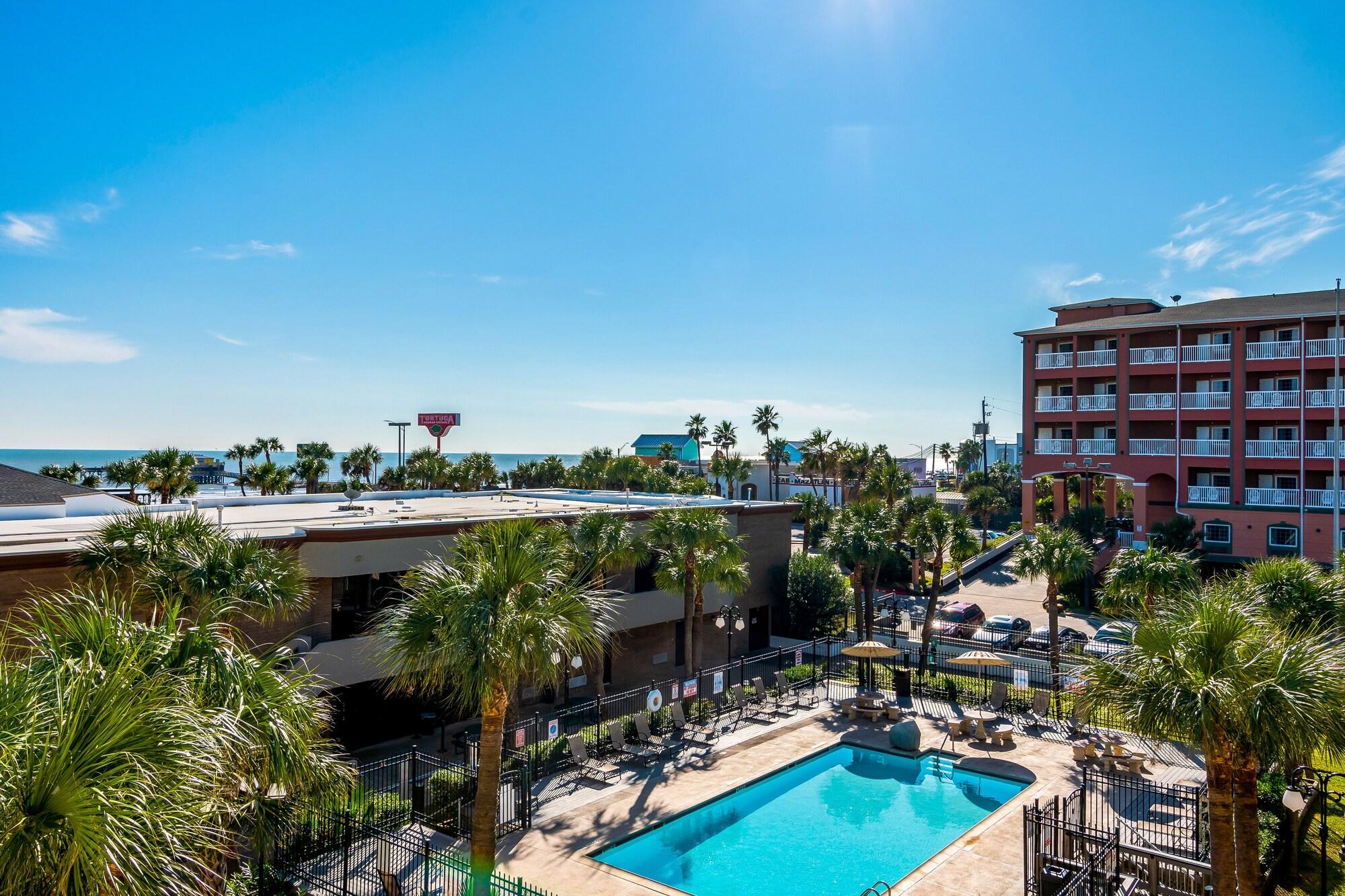 Beachfront Palms Hotel Galveston Bagian luar foto